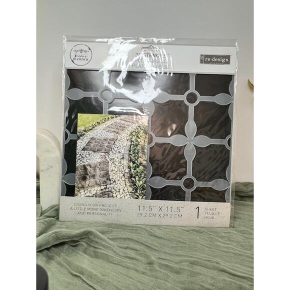 Grand Palace ReDesign with Prima 3D Decor Stencil - Picture 1 of 2